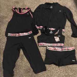 5 piece nfinity cheer/ workout outfit- brand new